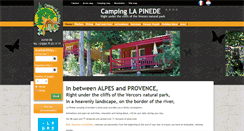 Desktop Screenshot of camping-pinede.com